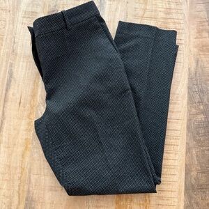 Ann Taylor Black Textured Women's Trousers Dress Pants Career Business Casual